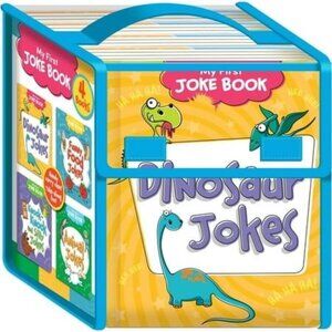 My First Joke Book Set With Handle - Dinosaur/Food/Funny Jokes For Kids